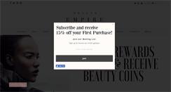 Desktop Screenshot of beautyempirestore.com