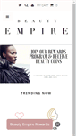 Mobile Screenshot of beautyempirestore.com